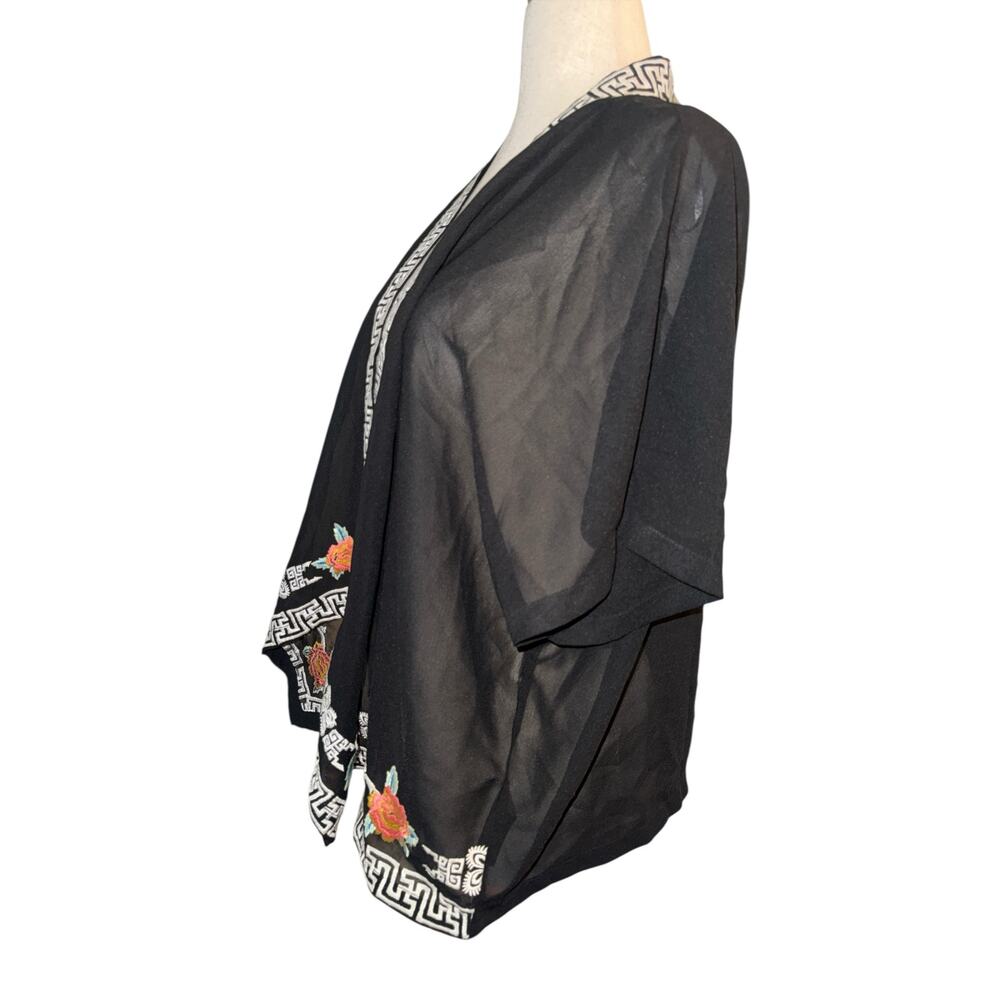 Forever 21 boho asymmetrical sheer oversized shrug XS - NWT - Picture 8 of 8